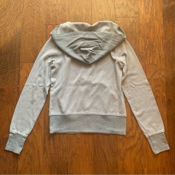 American Buddha Tonal Gray Peace Hoodie - Size S - Picture 2 of 6